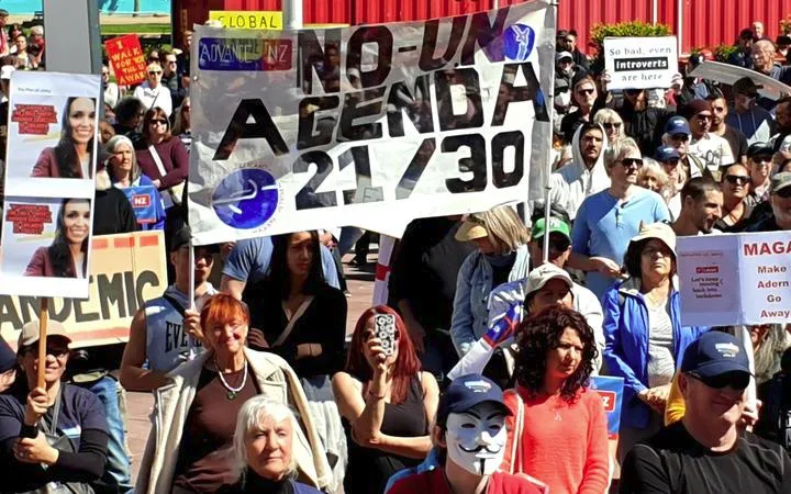 no un agenda protest