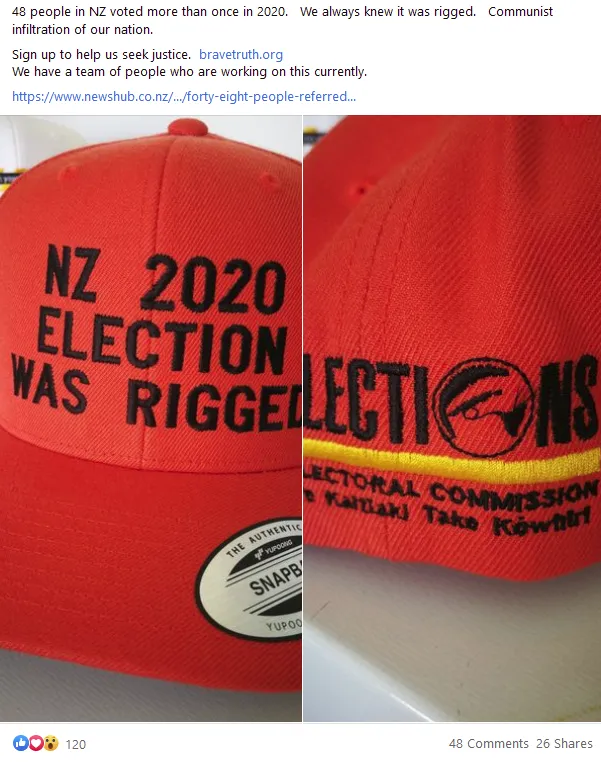 fb misinformation post new zealand