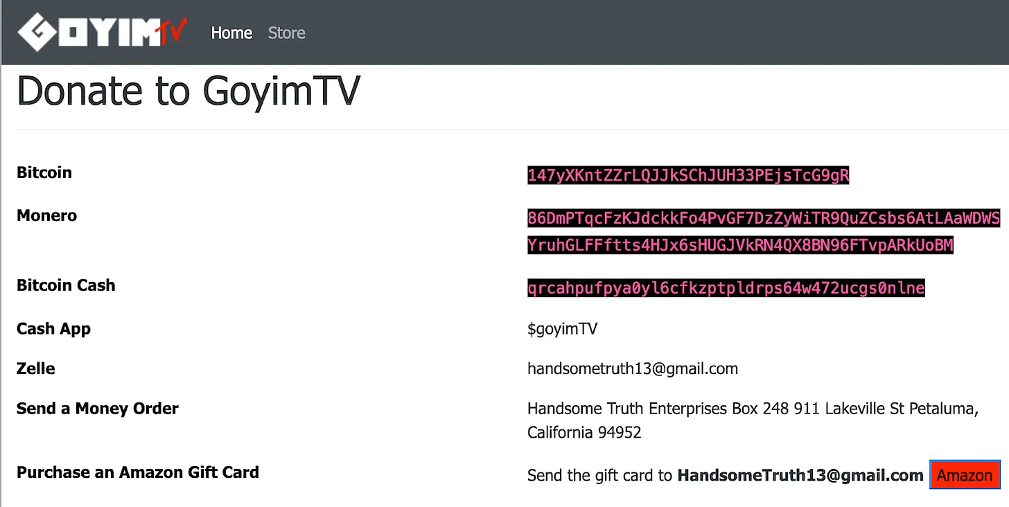 goyimtv bitchute donation form