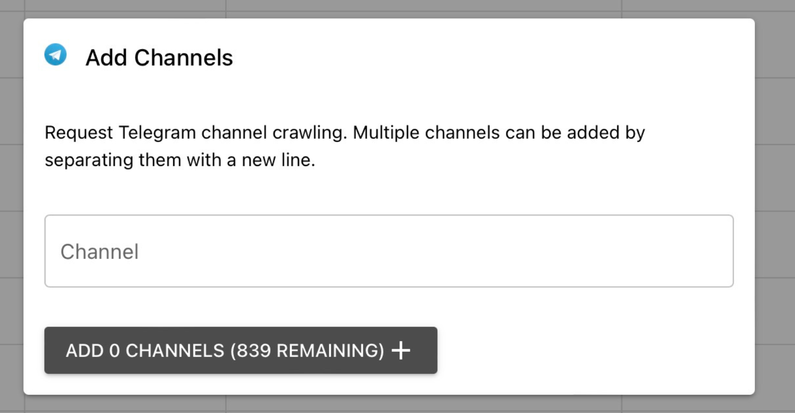 add channels